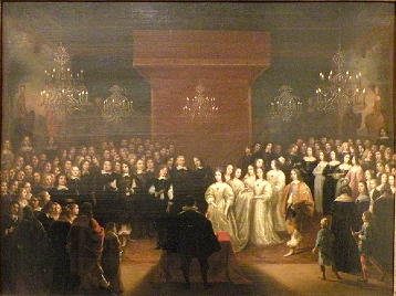 Mariage de Frdric-Guillaume Ier de Brandebourg avec Louise-Henriette d'Orange-Nassau - par Jan Mytens - Muse des Beaux-Arts de Rennes